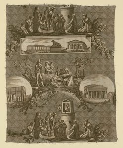 Le Romain (The Roman) (家具用ファブリック) 作： Bartolomeo Pinelli