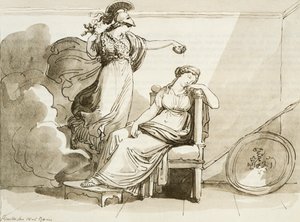 ミネルバで美化されたペネロペ 作： Bartolomeo Pinelli