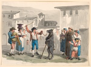 ダンシングベア 作： Bartolomeo Pinelli