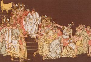 バージニアの死 作： Bartolomeo Pinelli