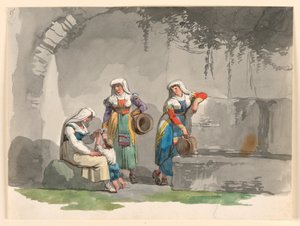 3人の南イタリア人女性 作： Bartolomeo Pinelli