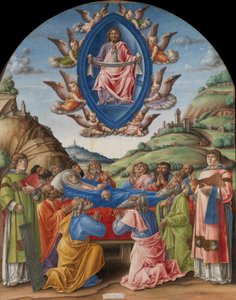 処女の死、1485年。 作： Bartolomeo Vivarini