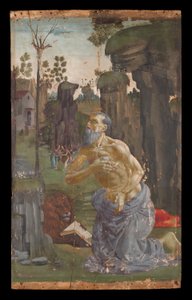 聖ヒエロニムスの苦行 作： Bartolomeo di Giovanni