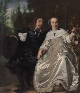 アブラハムデルコートと彼の妻マリアデカースギエテル、1654年