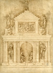 レオXとクレメンテVIIの墓のためのプロジェクト 作： Bartolommeo Bandinelli