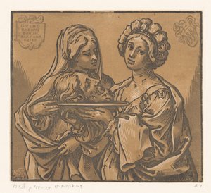 洗礼者ヨハネの首を持つヘロデヤとサロメ 作： Bartolommeo Coriolano