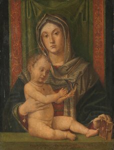 聖母子 作： Bartolommeo Montagna (workshop of)
