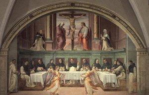 サンマルコ食堂のはりつけ 作： Bartolommeo Sogliani