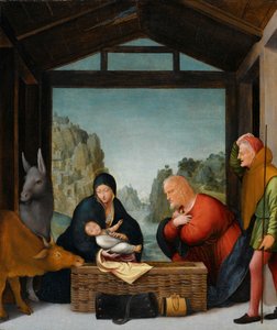 羊飼いの礼拝 作： Bartolommeo Suardi (circle of)