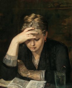 作家のいとこであるディナ・ババニナの読者ポートレート。 作： Bashkirtseva