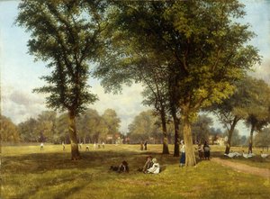 ケント州セブンオークス付近の午後、1845年頃 作： Basil Holmes