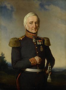 Huibert Gerard Baron Nahuys van Burgst (1782-1858)。 少将の制服を着たオランダ領東インド評議会のメンバー