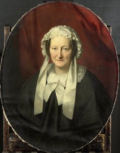 ヘンドリック・アンドレ・コルネリス・ティレンスの妻ヨハンナ・マリア・パルヴェの肖像 作： Bastiaan de Poorter