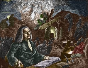 Retrato de George Frederick Handel (Georg Friedrich Handel 作： Batt (1892 1945)