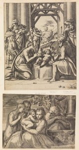 聖家族。 作： Battista del Moro