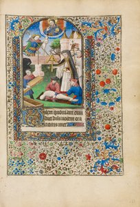 埋葬、c.1440-50 作： Bedford Master Workshop