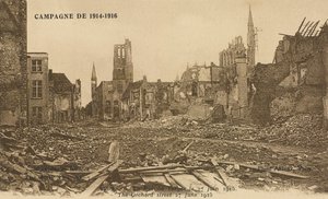 1915年6月27日、ヴェルジェ通り 作： Belgian Photographer