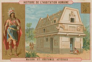 アステカの家と衣装 作： Belgian School