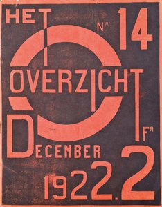 雑誌「ヘトバーツィヒト」1922年12月号の表紙、1922年 作： Belgian School