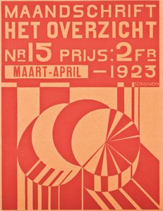 雑誌「ヘトバーツィヒト」1923年3月〜4月号の表紙、1923 作： Belgian School
