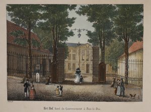 ヘットホフ、ボワルデュクのホテルデュガバナメント、1895年頃（フォトクロム） 作： Belgian School