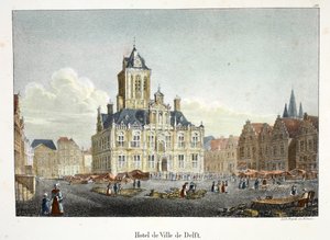 ホテルドゥヴィルドデルフト、1895年頃（フォトクロム） 作： Belgian School