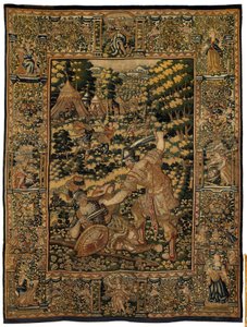 Cyrus II The Greatの物語、1590年頃（タペストリー） 作： Belgian School