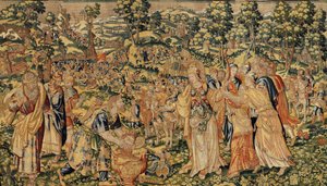 Cyrus II The Greatの物語、1590年頃（タペストリー） 作： Belgian School