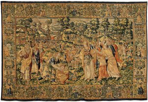 Cyrus II The Greatの物語、1590年頃（タペストリー） 作： Belgian School