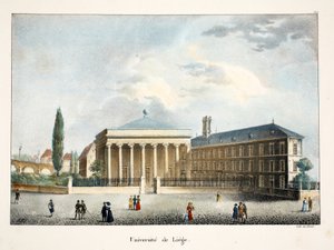 リエージュ大学、1895年頃（フォトクロム） 作： Belgian School