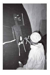 ジャン＝ミシェル・バスキアの絵画「記録」、エリア、ニューヨーク 作： Ben Buchanan