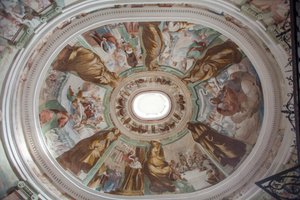 聖書の場面が描かれた金庫 作： Benedetto Crespi
