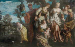 モーセの発見 作： Benedetto Caliari