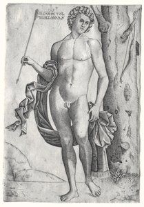 矢を持つ男c。 1515。 作： Benedetto Montagna
