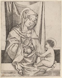 聖母子 作： Benedetto Montagna