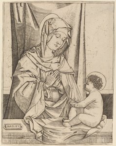 聖母子 作： Benedetto Montagna