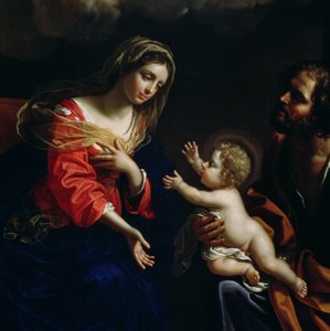 聖家族、詳細、1682 作： Benedetto the Younger Gennari