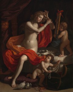 金星のトイレ、1674-84年頃 作： Benedetto the Younger Gennari