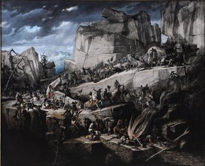ハンニバルはアルプスを越える 作： Benedict Masson