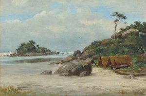 1892年、ベネディート・カリクスト-プレニャ-イタニェン（スペイン、イタニェン広場 作： ベネディト・カリスト