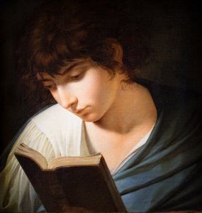 ホメロスを読む青年 作： ベニニェ・ガネロー
