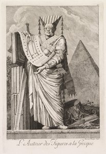 仮面舞踏会アラグレック：LAuteur des figureàla Grecque Plate 10、1771。 作： Benigno Bossi