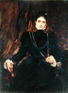 M.S.デルヴィズ女史の肖像 1899年頃 （油彩・キャンバス） 作： Benjamin  Constant
