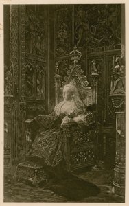 ヴィクトリア女王の肖像（グラビア 作： Benjamin  Constant