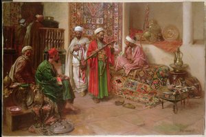 インテリアのアラブ人 作： Benjamin 1845 1902 Constant