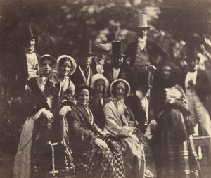 ウェディンググループ、c。 1852年または1853年。 作： Benjamin Brecknell Turner
