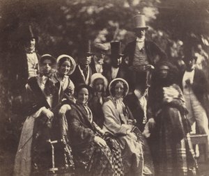 ウェディング・グループ、1852年または1853年頃1852年または1853年（写真） 作： ベンジャミン・ブレックネル・ターナー