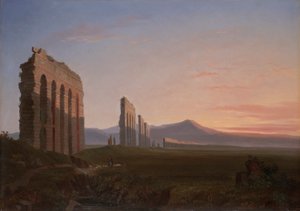 ローマのカンパーニャの眺め 作： Benjamin Champney