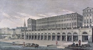 1771年にロンドンのアデルフィと呼ばれた建物 作： Benjamin Green