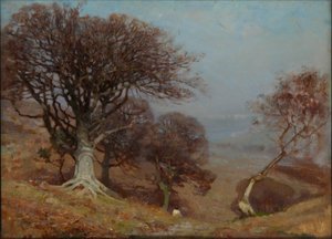 「Quantocks のブナ」、1885-1924 年 作： Benjamin Haughton